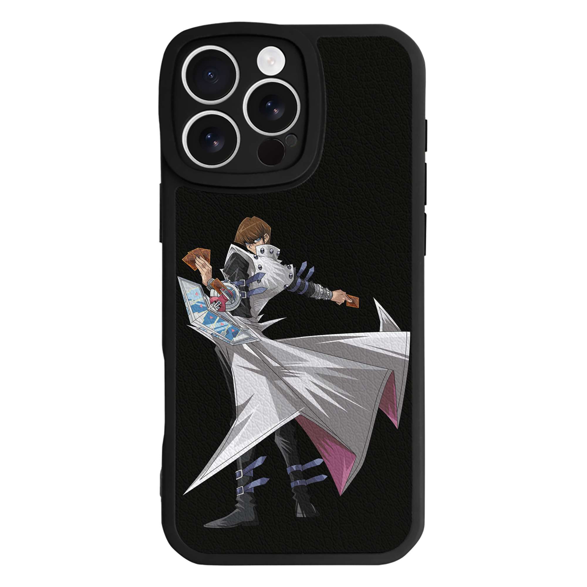 遊☆戯☆王 Yu-Gi-Oh! 【iPhone 16シリーズ対応】シリコンスマホケース（レザー調） 材質：シリコン